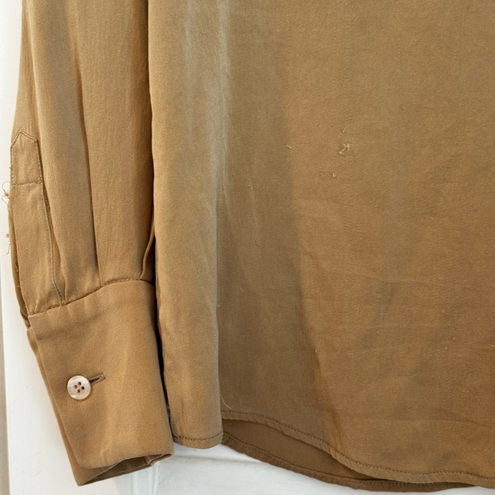 Barneys New York silk button down top - Picture 6 of 6